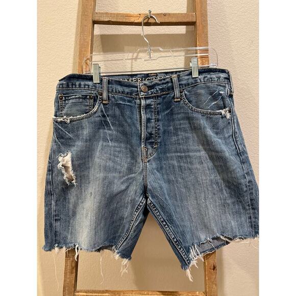 American Eagle denim Plus size shorts 2x - Picture 1 of 4